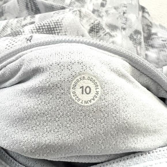 Lululemon Pace Rival Skirt No Panels 15" City Breeze Alpine White Multi 10 Tall - Picture 8 of 10